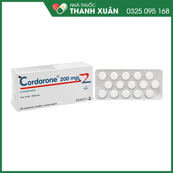 Thuốc Cordarone 200mg phòng ngừa và điều trị rối loạn nhịp tim